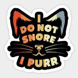 Cat Purr Sticker